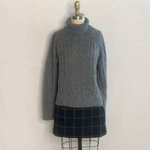 Dreamers - Grey Cable Knit Sweater